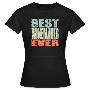Best Winemaker ever Winemaker Gift - Women's T-Shirt - black - Front - AI Model Female 172 dark (172cm)