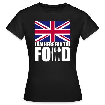 Royaume-Uni Royaume-Uni souvenir de voyage de vacances - T-shirt Femme - noir - Devant - AI Model Female 172 dark (172cm)