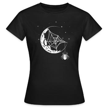 Araignée Toile d’araignée - T-shirt Femme - noir - Devant - AI Model Female 172 dark (172cm)