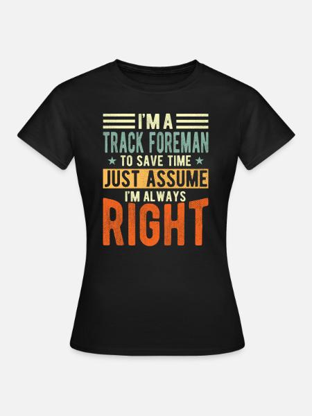 Spur Foreman - Frauen T-Shirt - Schwarz