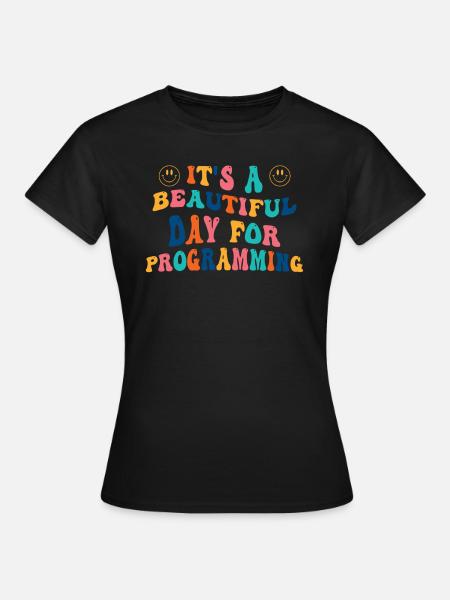 Programmiererin Geschenk - Frauen T-Shirt - Schwarz