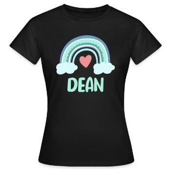 Dean Nom Rainbow Baby - T-shirt Femme - noir - Devant - AI Model Female 172 dark (172cm)