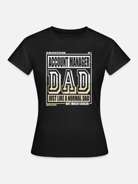 Buchhalter Papa Geschenk - Frauen T-Shirt - Schwarz