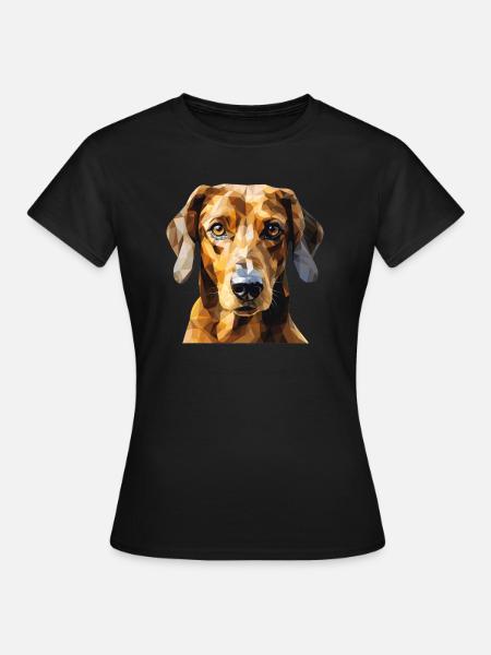 Dachshund Wiener Hund - Frauen T-Shirt - Schwarz