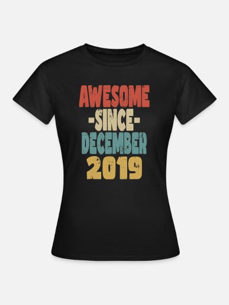 Fantastischer Dezember 2019 - Frauen T-Shirt - Schwarz