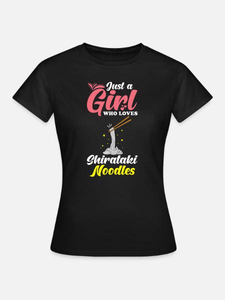Shiritaki Nudeln - Frauen T-Shirt - Schwarz