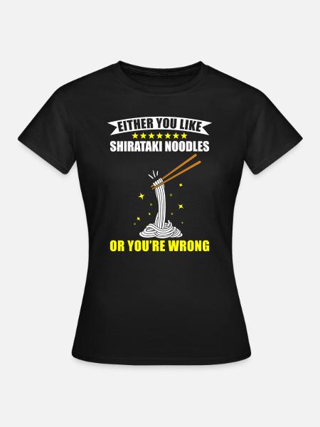 Shiritaki Nudeln - Frauen T-Shirt - Schwarz