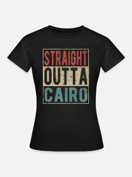 Direkt aus Kairo - Frauen T-Shirt - Schwarz