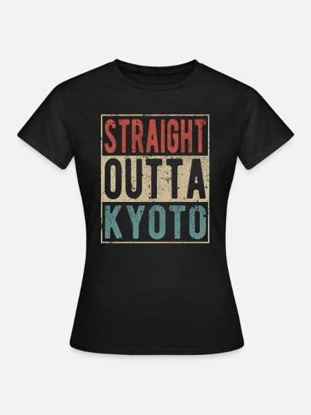 Direkt aus Kyoto - Frauen T-Shirt - Schwarz