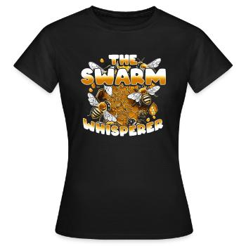Swarm Catcher Bee Beekeeping Beekeeper - Women's T-Shirt - black - Front - AI Model Female 172 dark (172cm)