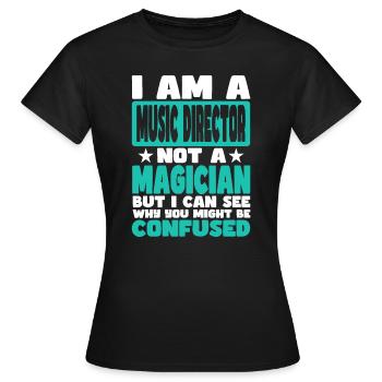 Musikalische Leitung - Frauen T-Shirt - Schwarz - Vorne - AI Model Female 172 dark (172cm)