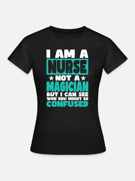 Krankenschwester - Frauen T-Shirt - Schwarz