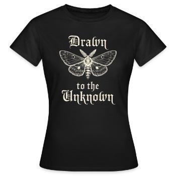Attirés par l’inconnu - T-shirt Femme - noir - Devant - AI Model Female 172 dark (172cm)
