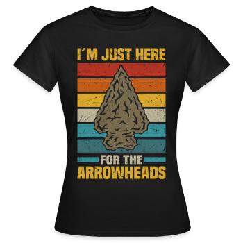 Arrowhead Hunting - Frauen T-Shirt - Schwarz - Vorne - AI Model Female 172 dark (172cm)