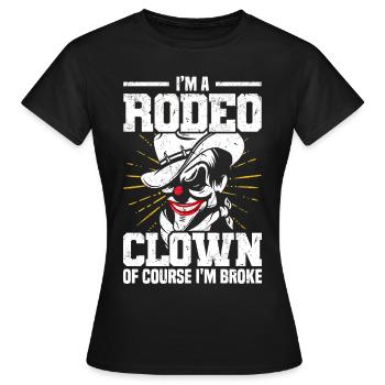 Rodeo - Frauen T-Shirt - Schwarz - Vorne - AI Model Female 172 dark (172cm)