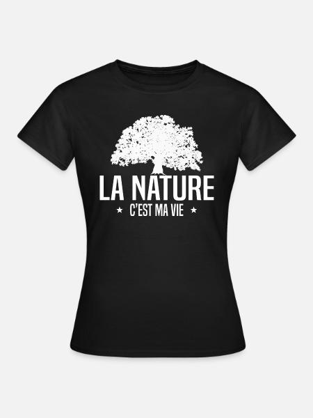 nature et écologie - T-shirt Femme - noir