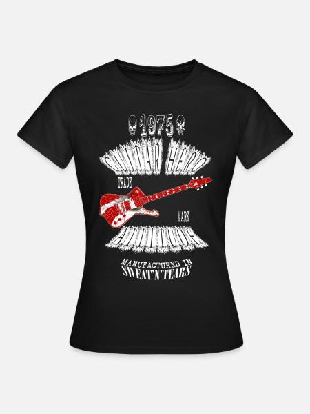 Guitar Hero White - T-shirt Femme - noir