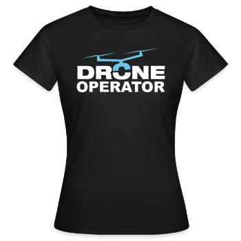 Drone Operator - Frauen T-Shirt - Schwarz - Vorne - AI Model Female 172 dark (172cm)