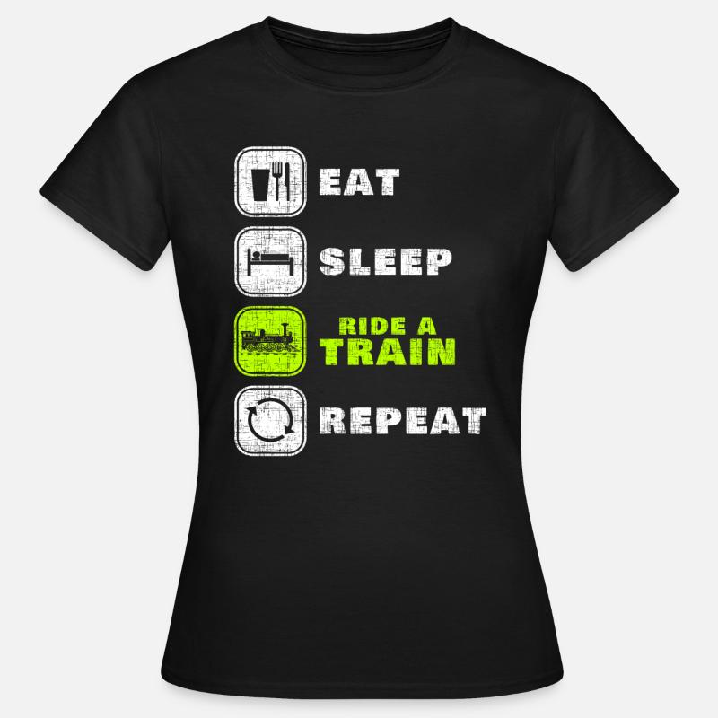 train - Women's T-Shirt - black