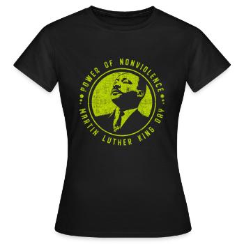 Martin Luther King Tag - Frauen T-Shirt - Schwarz - Vorne - AI Model Female 172 dark (172cm)