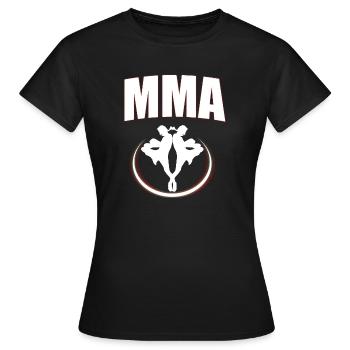 MMA - T-shirt Femme - noir - Devant - AI Model Female 172 dark (172cm)