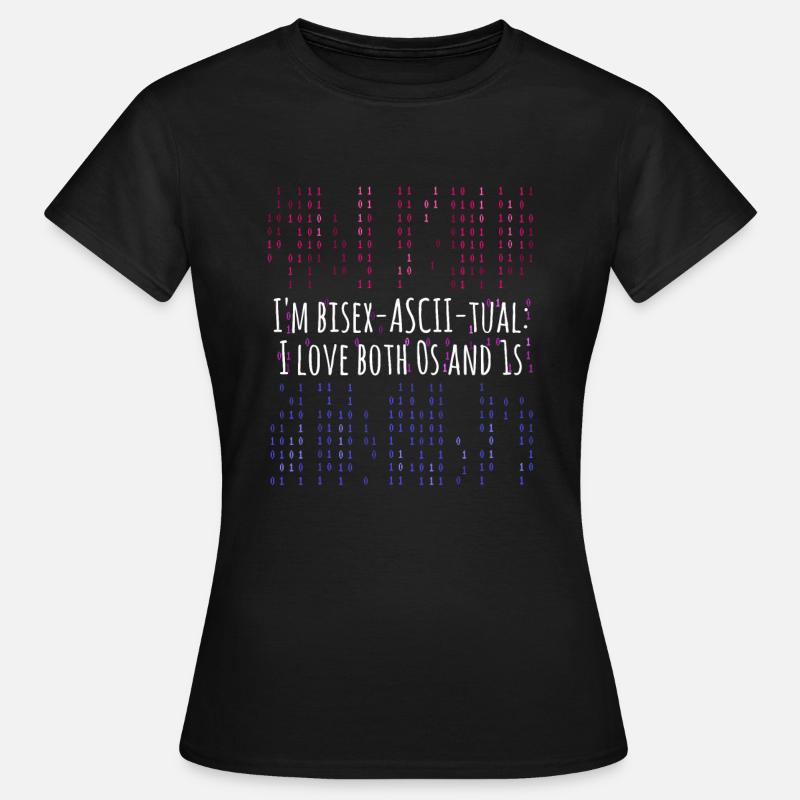 LGBT Code Bisexual Programming - Women's T-Shirt - black
