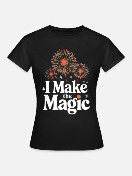 Pyrotechniker Feuerwerk Pyrotechnik - Frauen T-Shirt - Schwarz