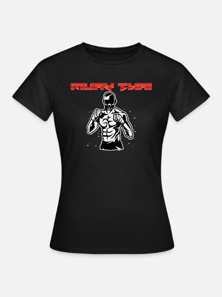 Muay Thai - Frauen T-Shirt - Schwarz