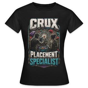 Traceur de tracé Construction de traceurs de routes - T-shirt Femme - noir - Devant - AI Model Female 172 dark (172cm)