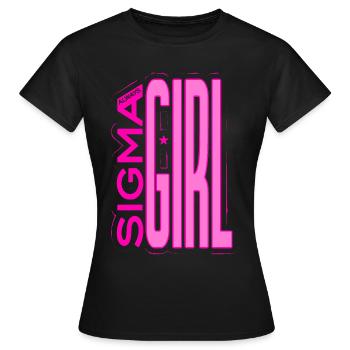 Sigma Girl - powerful wonder girl - Women's T-Shirt - black - Front - AI Model Female 172 dark (172cm)