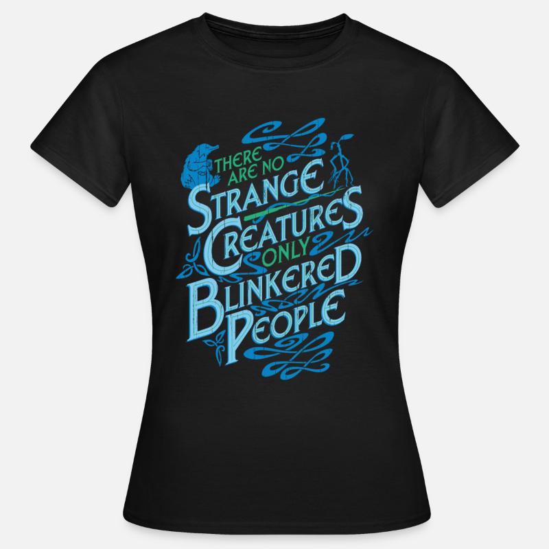 Fantastic Beasts Strange Creatures - Women's T-Shirt - black