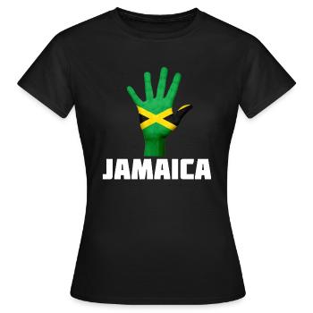 jamaica - Women's T-Shirt - black - Front - AI Model Female 172 dark (172cm)