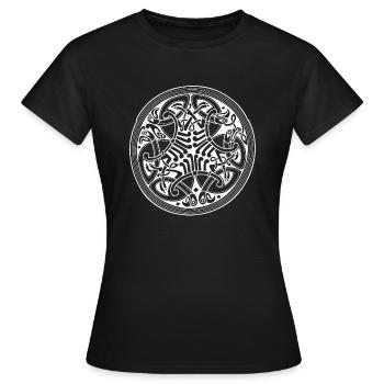 Celtic - Frauen T-Shirt - Schwarz - Vorne - AI Model Female 172 dark (172cm)