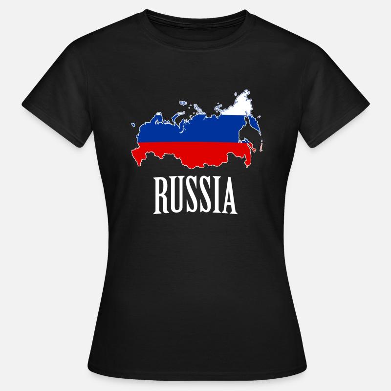 russia - Women's T-Shirt - black