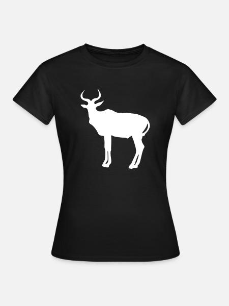 Antilope - Frauen T-Shirt - Schwarz