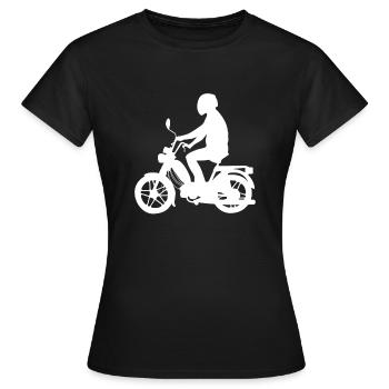 Cadeau de conception de cyclomoteur cyclomoteur - T-shirt Femme - noir - Devant - AI Model Female 172 dark (172cm)