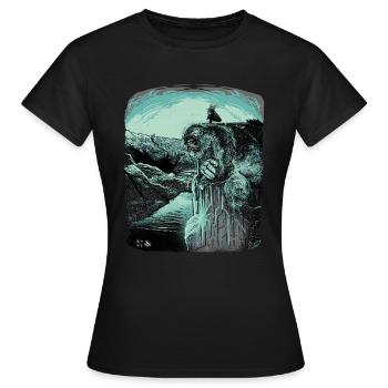 Preikestolen # Troll # Norway - Women's T-Shirt - black - Front - AI Model Female 172 dark (172cm)