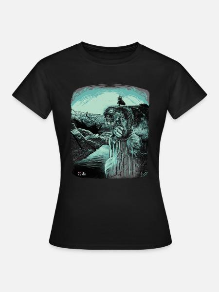 Preikestolen # Troll # Norway - Women's T-Shirt - black