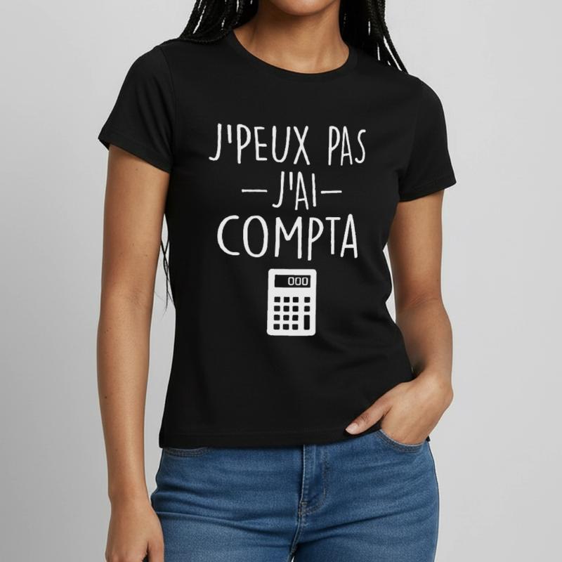 Comptable | Comptabilité | Compter | Chiffre T-shirt Femme
