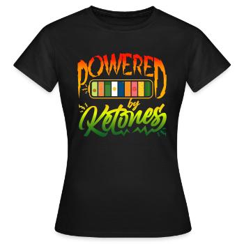Régime cétose cétogène Power Keto diet prüvit - T-shirt Femme - noir - Devant - AI Model Female 172 dark (172cm)