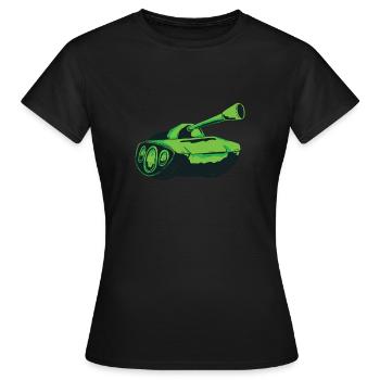 Schütze - Frauen T-Shirt - Schwarz - Vorne - AI Model Female 172 dark (172cm)