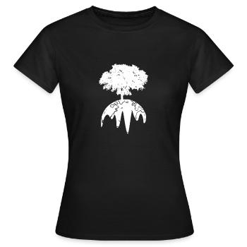 Umwelt - Frauen T-Shirt - Schwarz - Vorne - AI Model Female 172 dark (172cm)