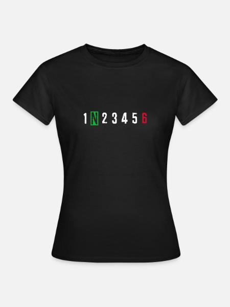 Motorrad - Frauen T-Shirt - Schwarz