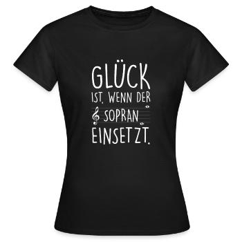 Kirche Chorsängerin Chorsänger Chor Musik Oper - Frauen T-Shirt - Schwarz - Vorne - AI Model Female 172 dark (172cm)