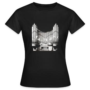 organe - T-shirt Femme - noir - Devant - AI Model Female 172 dark (172cm)