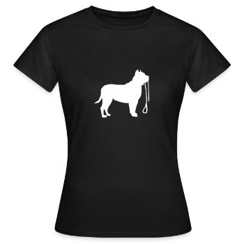 canine - T-shirt Femme - noir - Devant - AI Model Female 172 dark (172cm)
