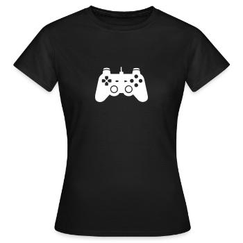nerd - Women's T-Shirt - black - Front - AI Model Female 172 dark (172cm)
