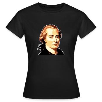 philosophie - T-shirt Femme - noir - Devant - AI Model Female 172 dark (172cm)