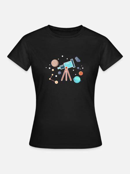 astronomy - Women's T-Shirt - black