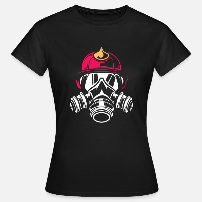 pompier - T-shirt Femme - noir